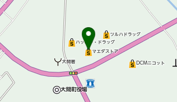 LAUNDRYPLACE大間店の地図画像