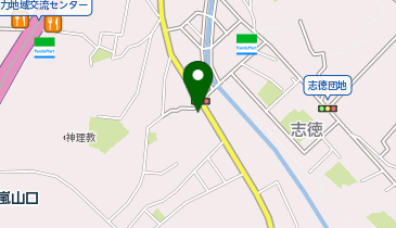 COINLAUNDRYH&W徳力店の地図画像