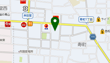 ランドリーカーサ布施店の地図画像