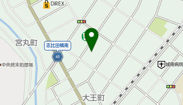 あわわコインランドリー大王店の地図画像