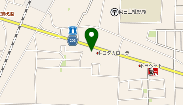 コインランドリーブルック京都乙訓店の地図画像