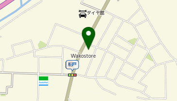 コインランドリー白くまくん船戸店の地図画像