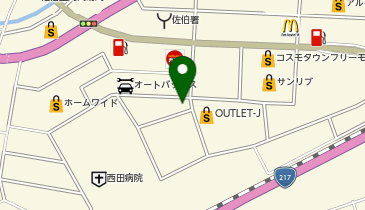 コスモウォッシュの地図画像