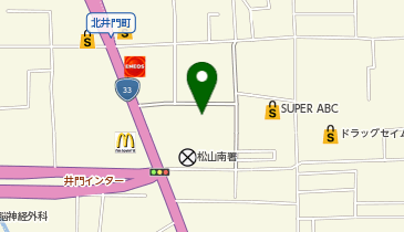 コインランドリーミッキーTSUTAYA松山インター店の地図画像