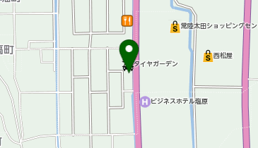 ランドリー専科常陸太田店の地図画像