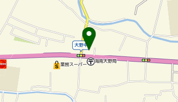 スノーランドリー海南店の地図画像