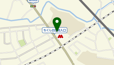 コインランドリー筑紫店の地図画像