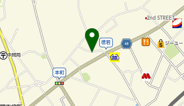 COINLAUNDRYH&W中間店の地図画像