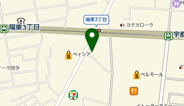 サンドライ陽東店の地図画像