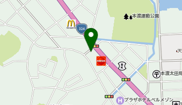 コインランドリーふわっと太田町店の地図画像