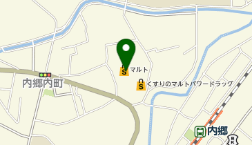 白くまくんマルト内郷店の地図画像