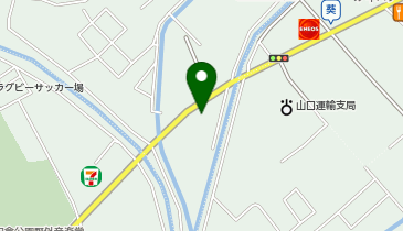 定額制ランドリーモコモコ山口湯田店の地図画像