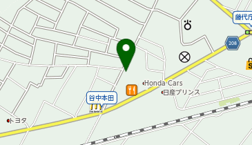 大型コインランドリー藤代店の地図画像