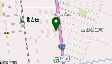 大型コインランドリー県央吉田店の地図画像