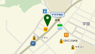 あらい屋いこい伊奈店の地図画像