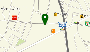 ランドリー専科鹿嶋鉢形店の地図画像