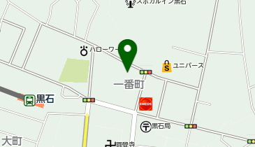 コインランドリー黒石一番町店の地図画像