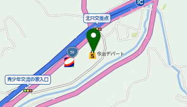 コインランドリーアクアショッパーズ大洲店の地図画像