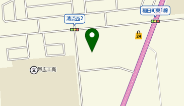 キララランドリーパラダイスコメリパワー帯広南店の地図画像