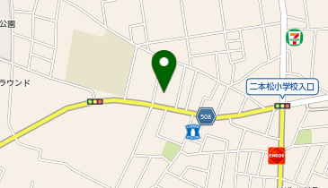 MaruWASH二本松店の地図画像