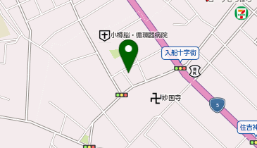 BONDLAUNDRY入船店の地図画像