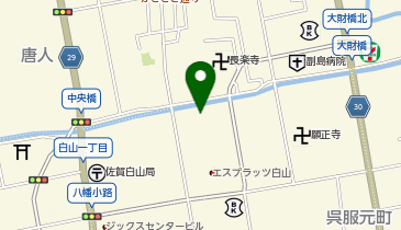 SHIRAYAMACOINLAUNDRYの地図画像