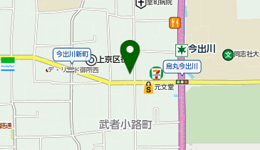 ENEOSランドリー今出川店の地図画像