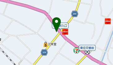 コインランドリー東庄笹川店の地図画像