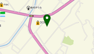 コインランドリーaquaSC保内店の地図画像