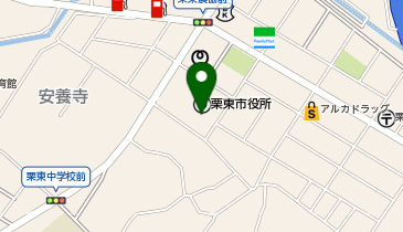 コインランドリー栗東霊山寺店の地図画像