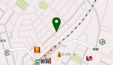 LAUNDRY&cafeglowの地図画像