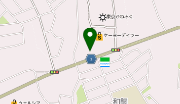 大型コインランドリー大洗店の地図画像