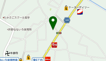 大型コインランドリーFINE取手店の地図画像