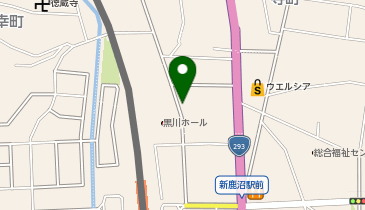 コインランドリーの地図画像