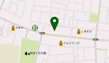 コインランドリーの地図画像