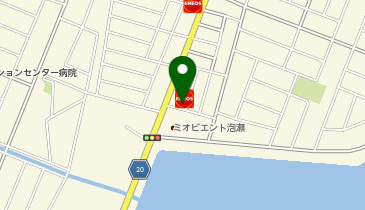 コインランドリー泡瀬店の地図画像