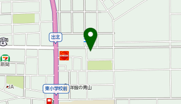 コインランドリー出北店の地図画像