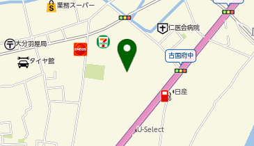 コインランドリーHC古国府店の地図画像