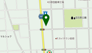 コインランドリーHC別府店の地図画像