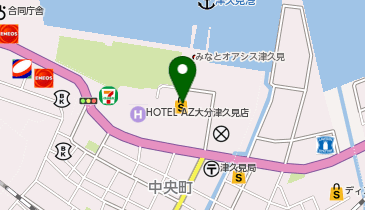 ぼくんちの洗濯広場津久見店の地図画像