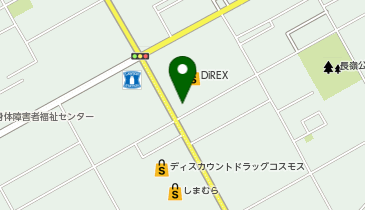 コインランドリー青い空長嶺店の地図画像