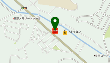 ENEOS日野SSコインランドリーの地図画像