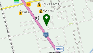 ランドリー日花三日月店の地図画像