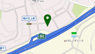 コインランドリーの地図画像