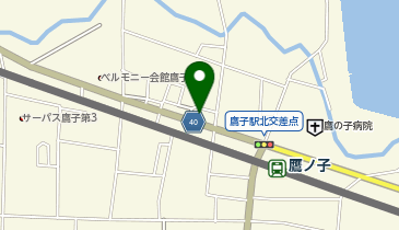 コインランドリーデポ松山鷹子店の地図画像