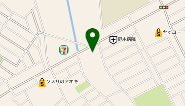 コインランドリーしゃぼん野木店の地図画像