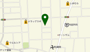 コインランドリーはれはれの地図画像