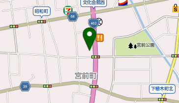 コインランドリーホシノ宮前店の地図画像