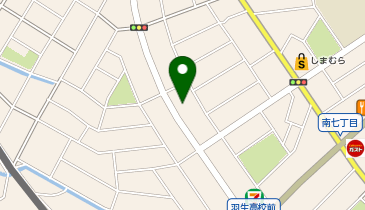 コインランドリーの地図画像