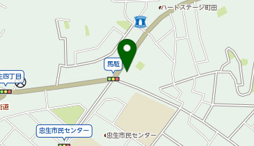 コインランドリーデポ忠生店の地図画像